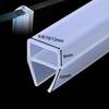 3M Shower Glass Door Seal Strip, Silicone Soft Shower Door Sweep To Stop Leaks, Frameless Seal Strip