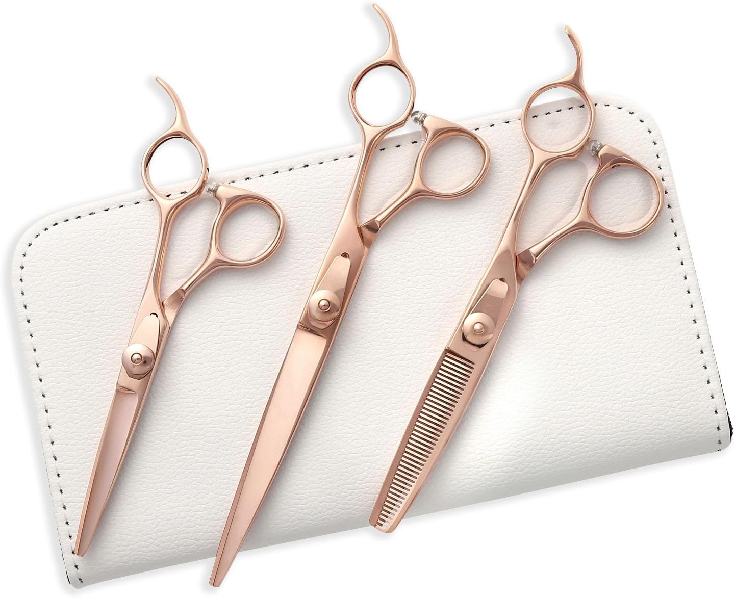 

a Japanese scissors manufacturer specializing in pink gold titanium set for Includes base cut scissors and mini scissors perfect for everyday Thinning