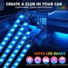 48 Led Car RGB Ambient Light LED Auto Foot Strips USB Automotive Interior Lights Strip Decoration Bar Remote Control Atmosphere Lamp
