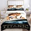 Romantic Love Titanic All Season Duvet Cover Comforter Bedding Sets Soft Quilt Cover and Pillowcases Single/Double/Queen/King