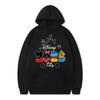 2025 New Cotton Disney Print Hoodies for Women Relaxed Fit Pullover Hooded Sweatshirt Autumn Fashion