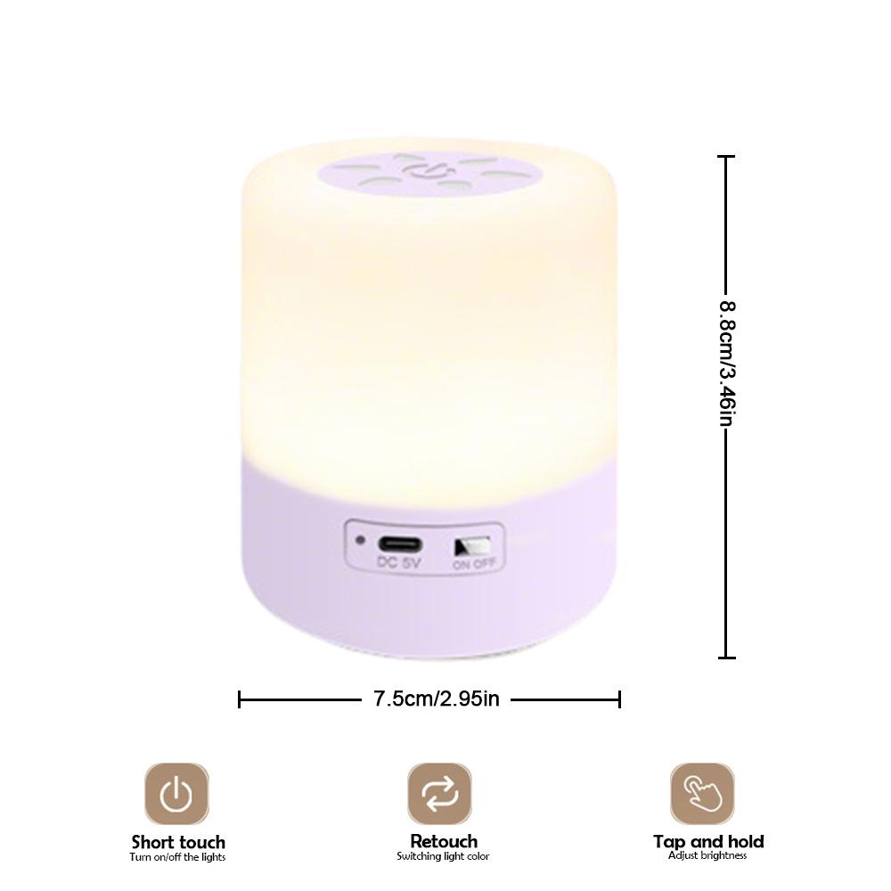

Сенсорное управление детский ночник многофункциональный рядом с лампой 3 цвета портативный ночник для сна для детской комнаты