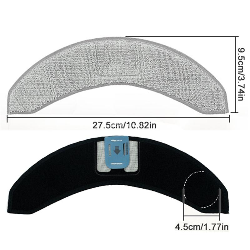 4/6/8Pieces Replacement Robot Vacuum Cleaner Washable Mop Rags For J7/ J7+/ J9+ Dropship