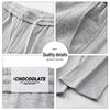 :CHOCOOLATE Men's Pleated Straight-Leg Casual Pants