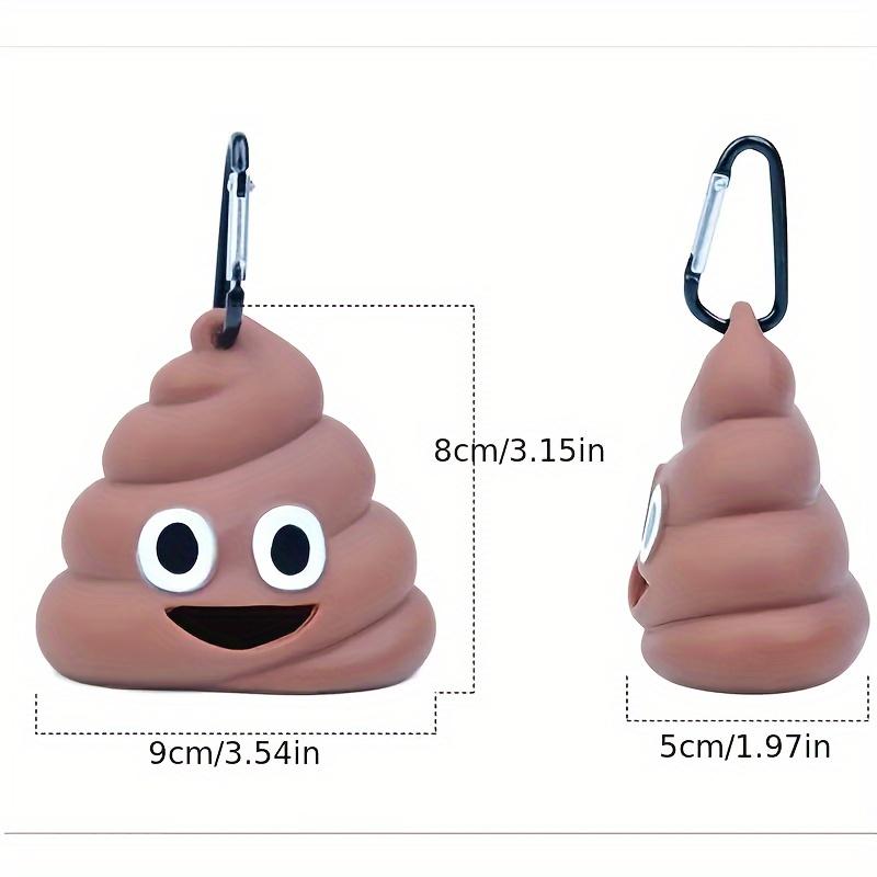 1 pezzo Forniture creative per animali domestici, toilette da esterno per cani, dispenser per sacchetti igienici biodegradabili, cestino portatile