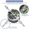 A25F-Electronic Digital Dial Indicator Gauge 0-12.7Mm/0.5" Inch/Metric Conversion,With 0.01Mm/0.0005"Resolution For Testing B