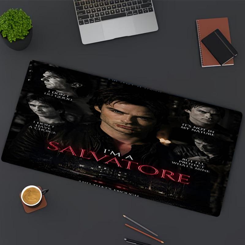 Damon Salvatore Print Mouse Pad, for Keyboard Pad Laptop PC Mat for Office Home Use, Desk Decor, Perfect Birthday Gift for Gamers
