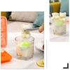Ice Making Silicone Model 4 Grid Ice Box Durable 3D Bear Shape Mold  Summer