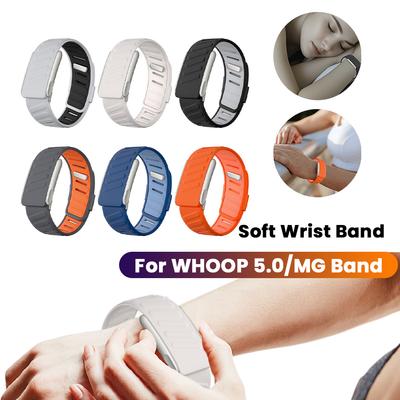 Silicone Watch Band for WHOOP 5.0/MG SportFlex Accessories Waterproof Adjustable Rubber Band Waterproof Replacement Watch Strap