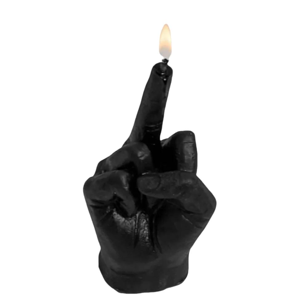 Middle Finger Scented Candle Creative Candle Fragrance Candle Middle Finger Shaped Model Scented Candle for Bedroom Living Room