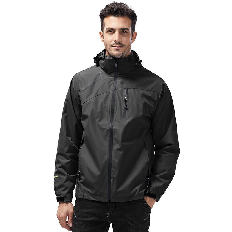 Single-layer Jacket Men's Spring and Autumn Skiing Breathable and Wear-resistant Couple Mountaineering Suit Women's Thin Jacket