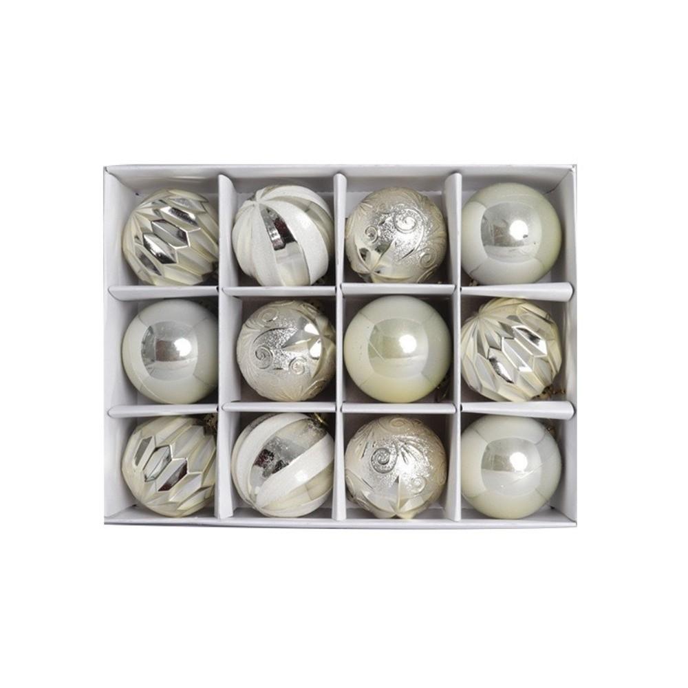 

DIY Christmas Tree Ornaments Painted Christmas Balls Xmas Tree Hangings Pendant Xmas Decorations Champagne Gold