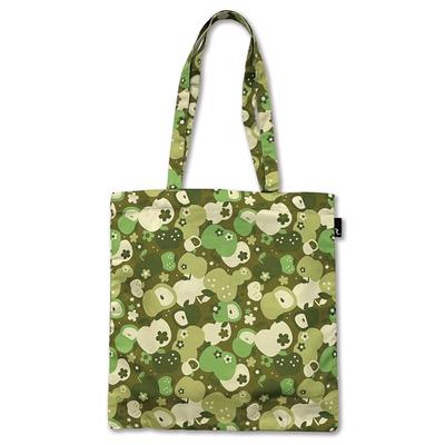 Gussetless Lightweight Tangled Tote Bag RO Tall Flat Retro [Rootote] (Apple)