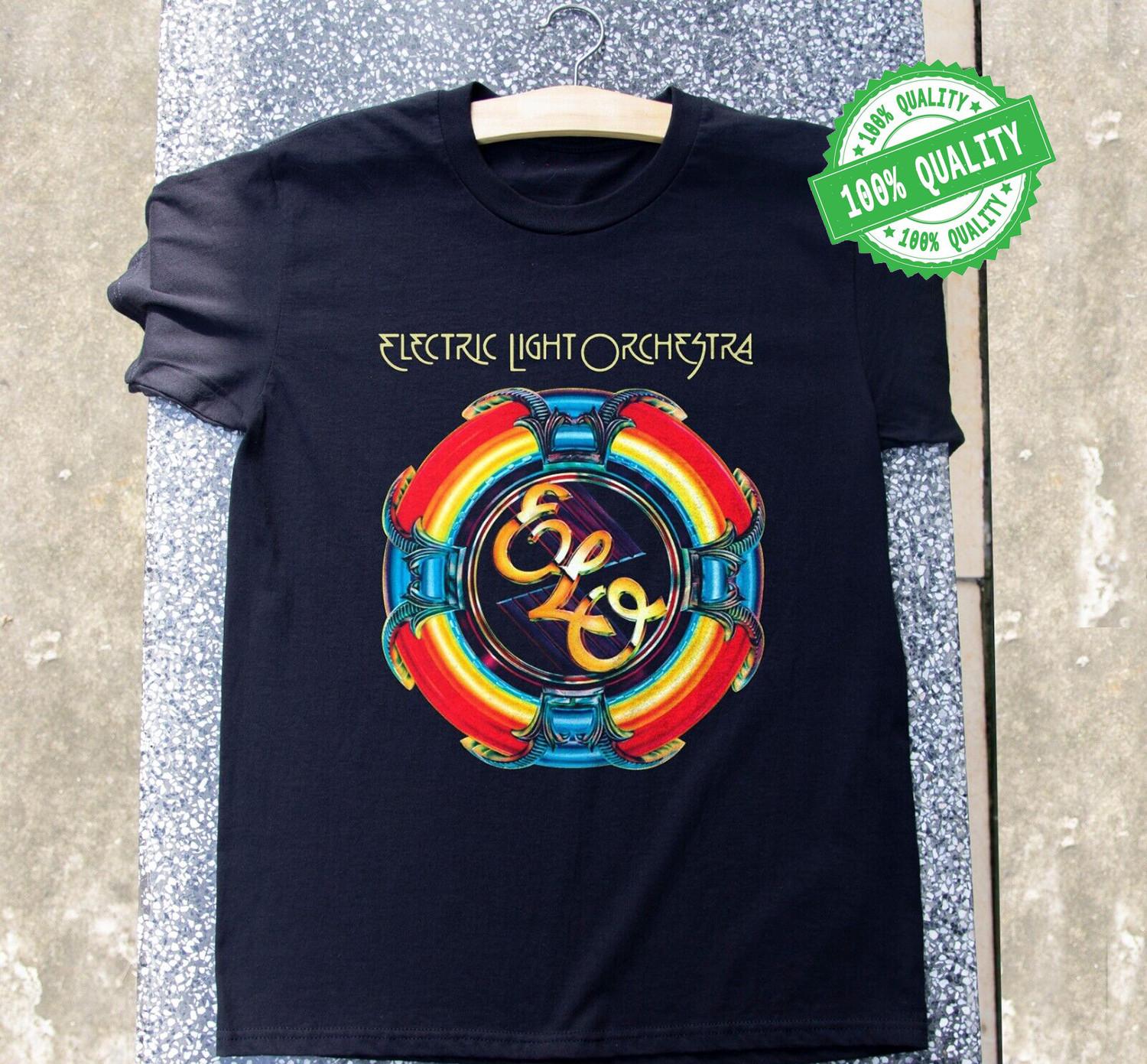 NEW Electric Light Orchestra ELO Anniversary T-Shirt Black L
