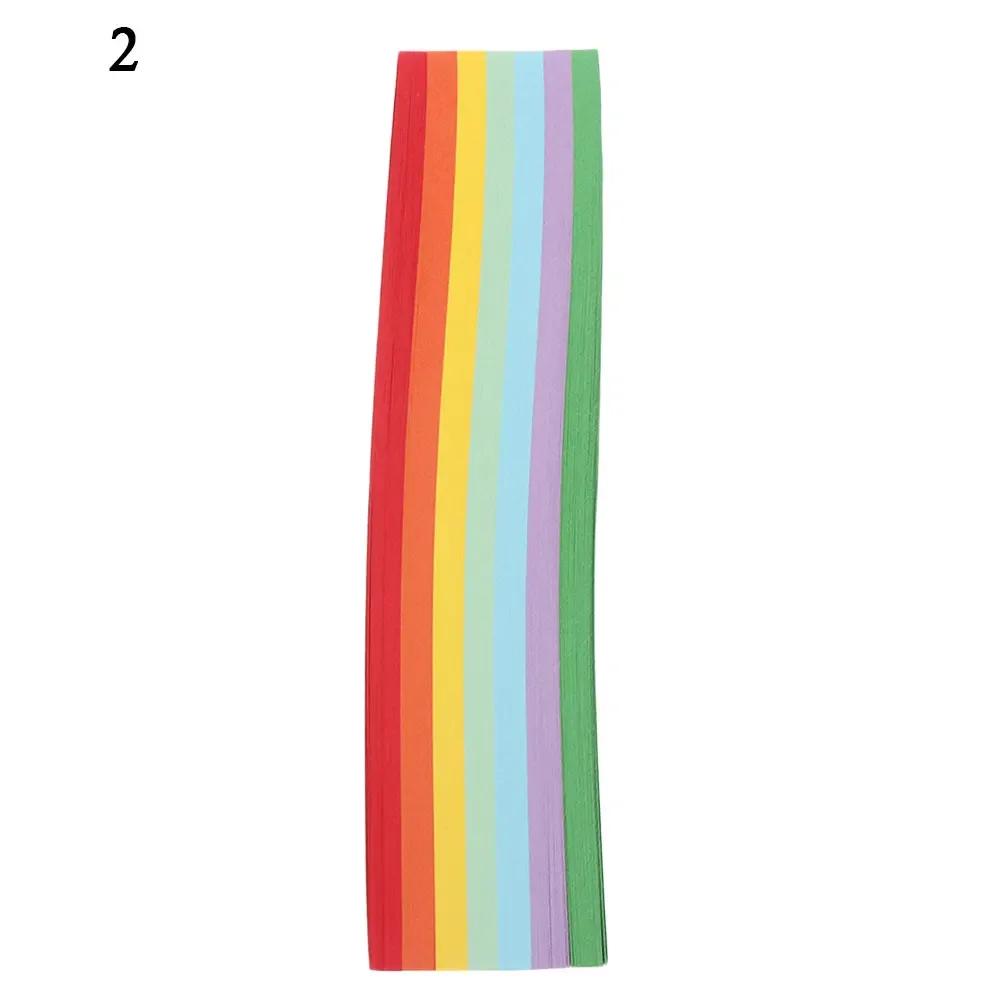 210pcs/lot Happy Glow In Dark Lucky Star Origami Fluorescence Folding Strip Paper Best Wishes Handcraft Gift Craft Paper Decor