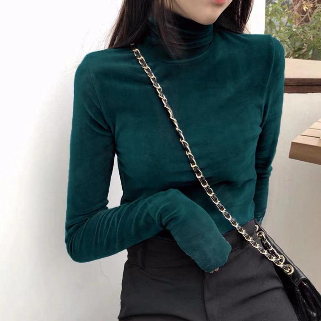 Women's Turtleneck Sweater Size Winter Top Female Solid Pullovers Long Sleeve Ladies Clothes