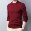 Men's 100% Merino Wool Crew Neck Pullover Sweater