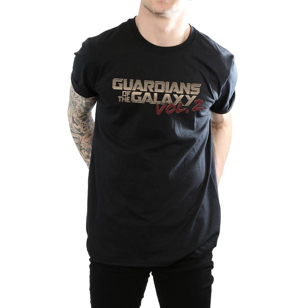 Marvel Mens Guardians Of The Galaxy Retro Logo T-Shirt