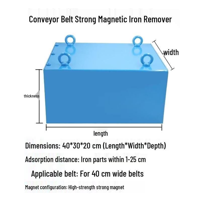Aokewen Rectangular Conveyor Belt Magnetic Separator