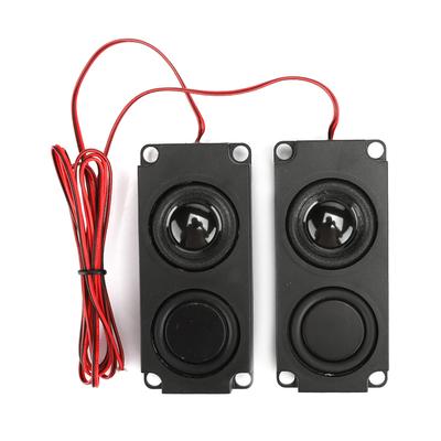 8 Ohm  5W Portable Cavité Audio Basses Lourdes 40mm Aimant Double Haut-parleur pour Moniteur TV
