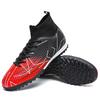 Overseas large-size high-top football shoes, competition shoes, futsal football shoes, long nails and short nails, manufacturers are in stock.
