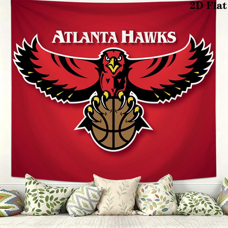 Atlanta Hawks Pattern Home Decor Tapestry, Wall Hanging, Decorative RV Wall Cloth.MGT0918286