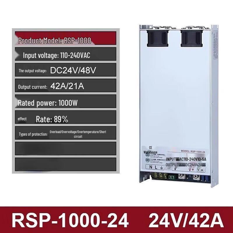 Jundingying RSP-2000-24V Active PFC Switching Power Supply