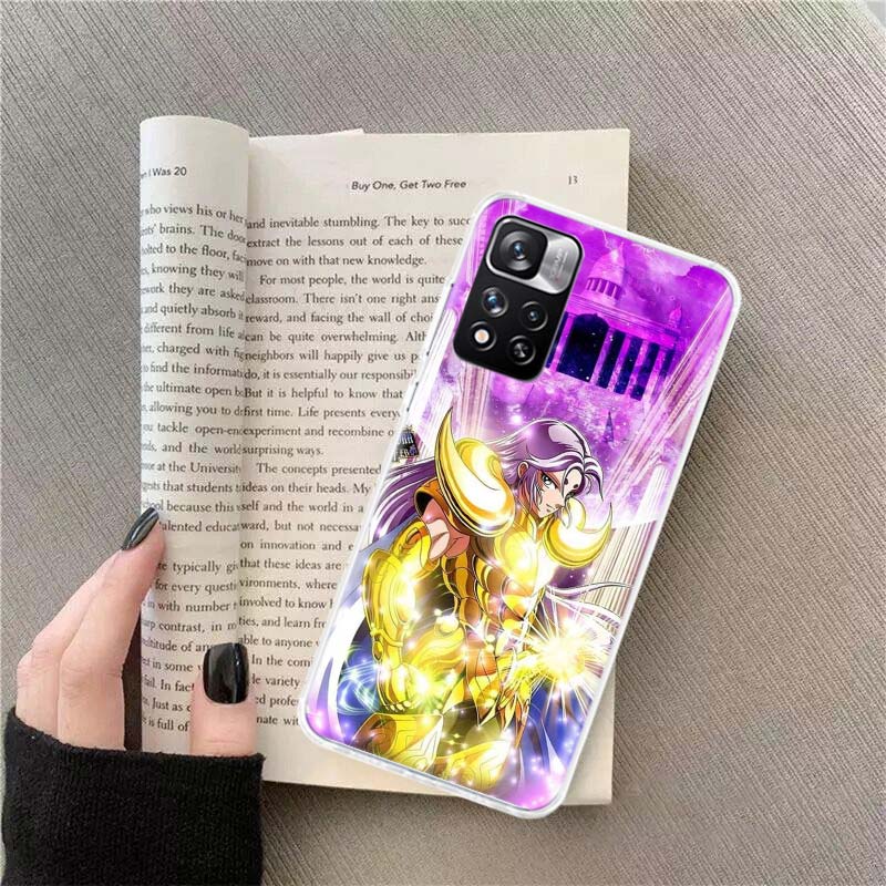 Saint Seiya Knights Of The Zodiac Handyhülle Für Xiaomi Redmi Note 11 12 14 13 Pro Plus 5G 14S 4G 12S 10 10S 11T Pro 11S 11E Coq