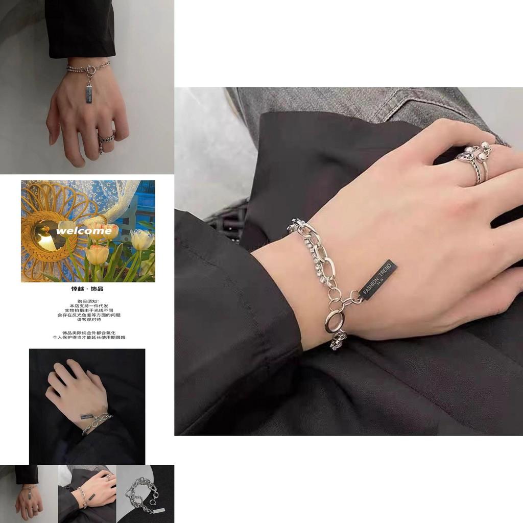 Trendy And Unique Double Layered Bracelet For Men Luxury And Sophisticated Style