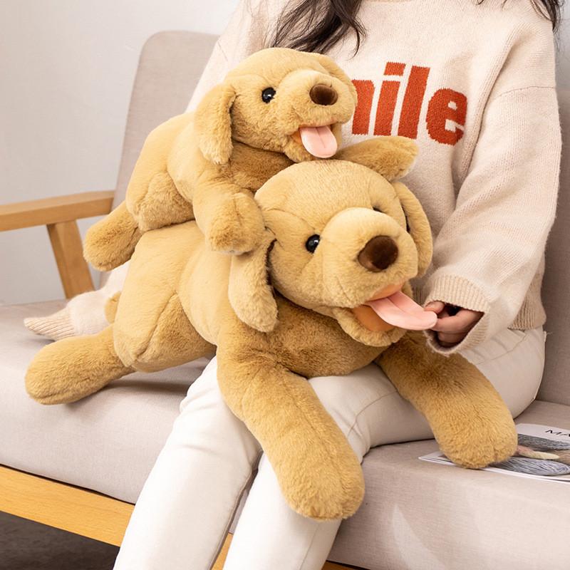 Soft And Cuddly Labrador Dog Plush Toy Realistic Stuffed Animal Pillow For Kids