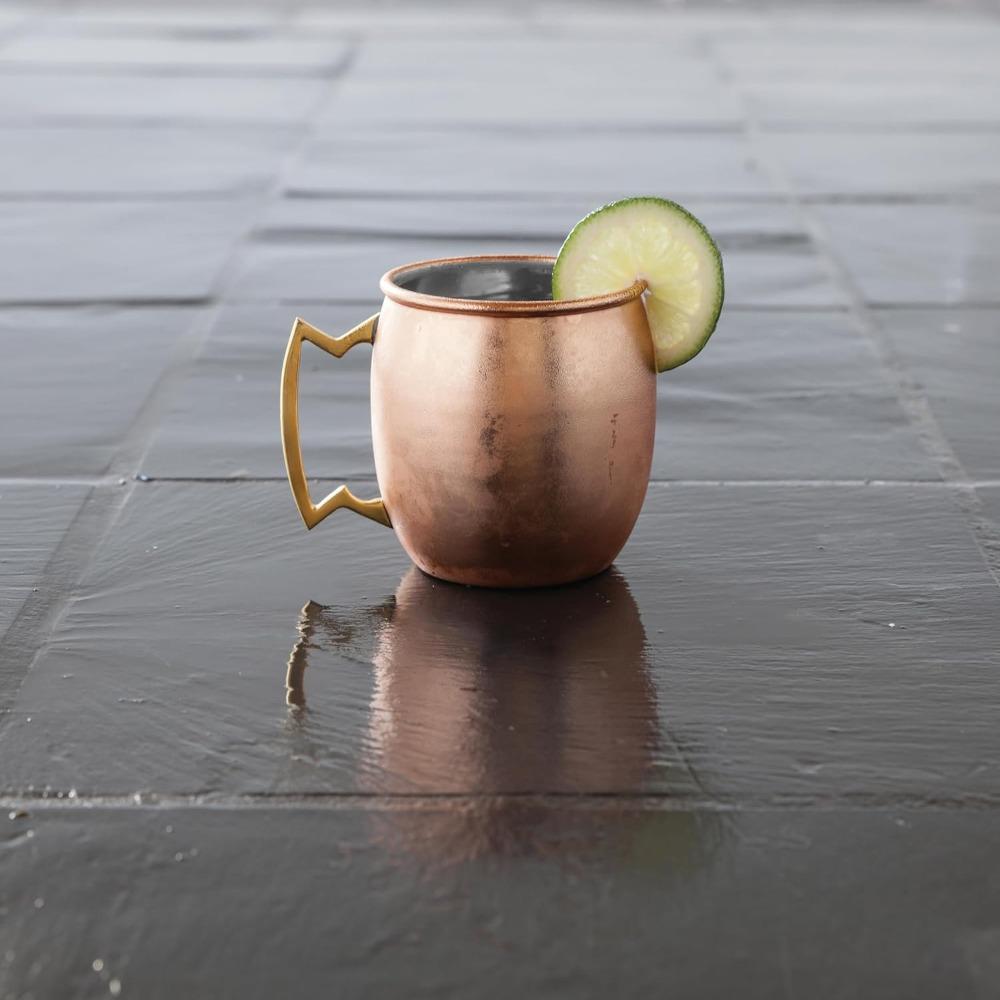 With Handle Cocktail Wine Cup Fall-resistant Water Cup Multi-purpose Moscow Mule Mug  Party