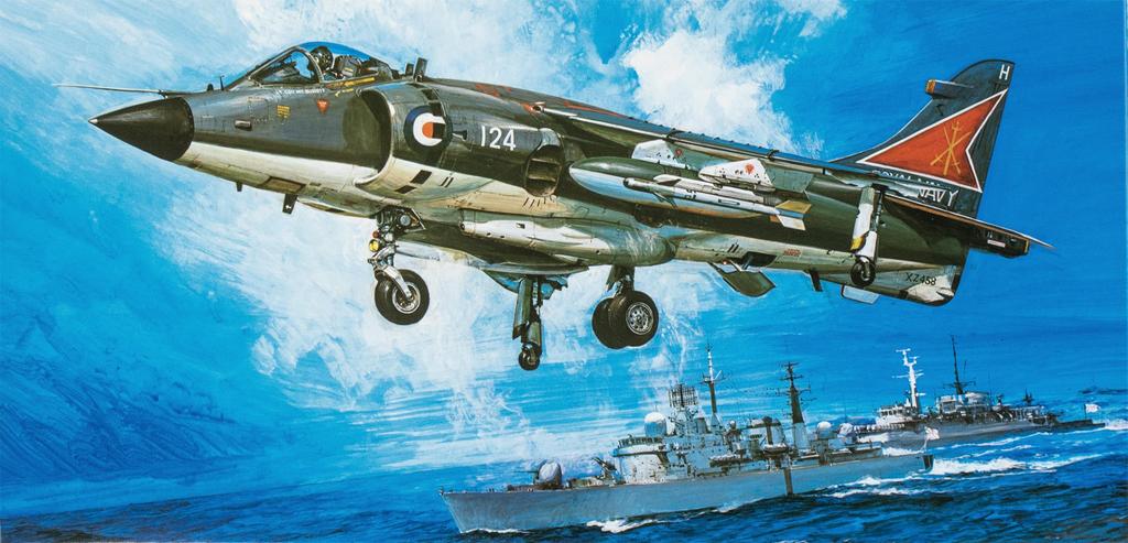 Tamiya 1/48 Masterpiece Aircraft Series No. 26 Royal Navy Sea Harrier FRS.1 Plastic Model 61026
