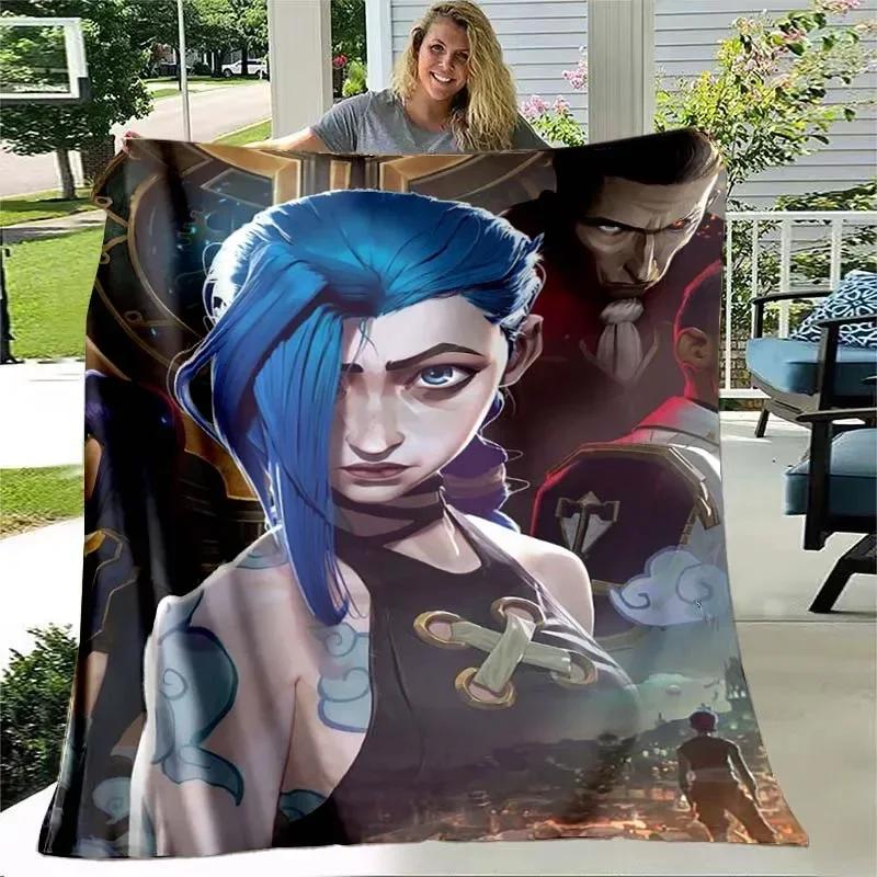 

Джинкс Тайный: Охлаждающее одеяло League of Legends, легкое, удобное, мягкое, дышащее, ультра теплое, одеяло, постельное белье, дорожное постельное белье 30x40in