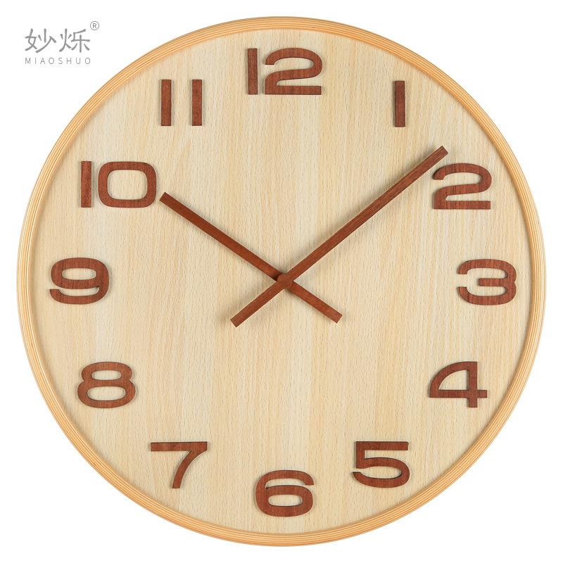 Home Decoration Wall Clock Home Living Room Watch Hotel Atmospheric Clock Wall-mounted Modern Fashion Simple Watch