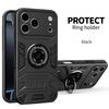 Luxury Magnetic Rotating Invisible Bracket Metal Ring Phone Case For iPhone 17 Pro Max 16 Plus 15 Shockproof Kickstand Cover