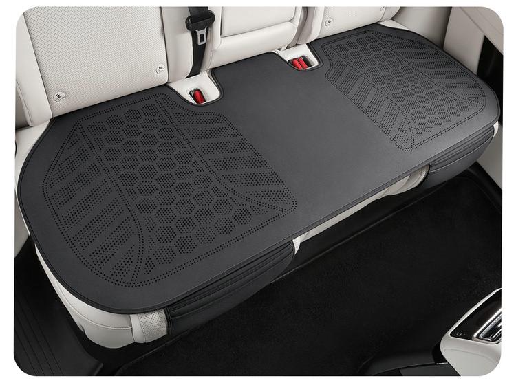 Lila Wildleder Windspiele Autositzkissen: Dünn, Atmungsaktiv, Universell für alle Jahreszeiten, Dreiteiliges Set