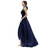 EightSTAR Dress Long Maxi Chiffon Dress for and Sleeveless Size A-Line Weddings, Receptions, Thank-You Parties, (Navy, S)