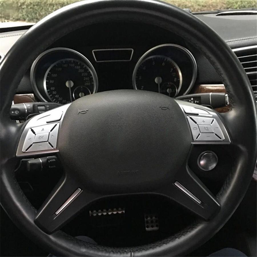 Steering Wheel Button Cover Trim For Mercedes W176 W246 W204 W212 W218 W166 R231
