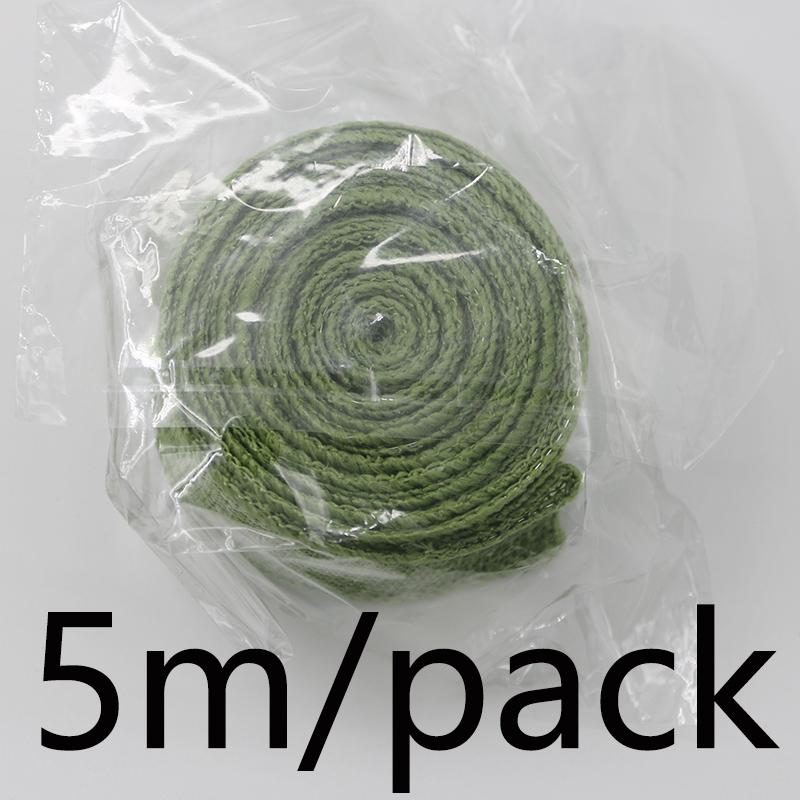 (5 meters/pack) 40mm color linen fabric iron wire edge ribbon gift box packaging ribbon festival decoration handmade DIY