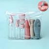 11Pcs Travel Toiletries Containers Set, Conditioner, Lotion – Refillable Mini Skincare Bottles for Airplane & Carry-On