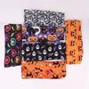 Skull Pumpkin Headband Halloween Headbands for Women, Cute Ghost Bat Cat Skeleton Wide Hair Bands, Elastic Breathable Stretchy Non-Slip Headbands,