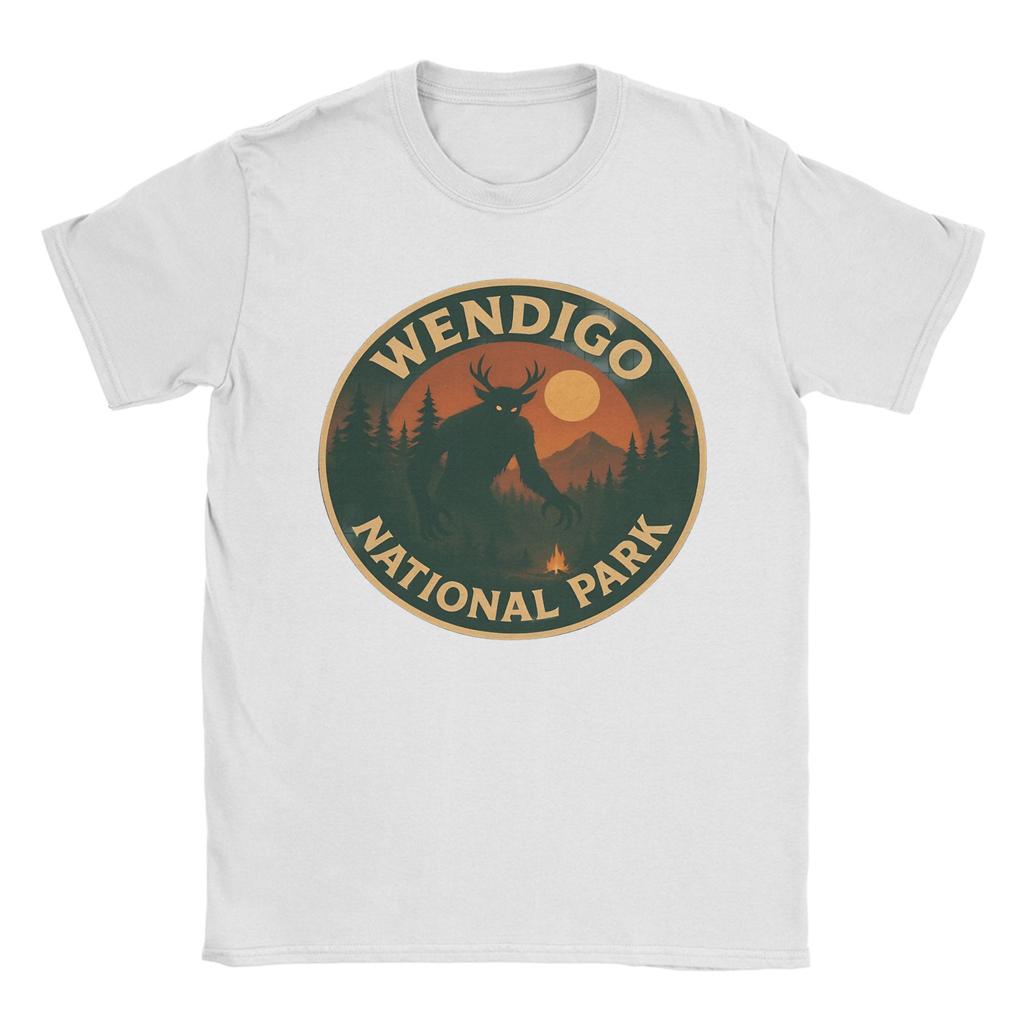 Neuheit Wendigo Nationalpark T-Shirt Unisex Baumwolle Kurzarm Rundhals Sommer Oberteile