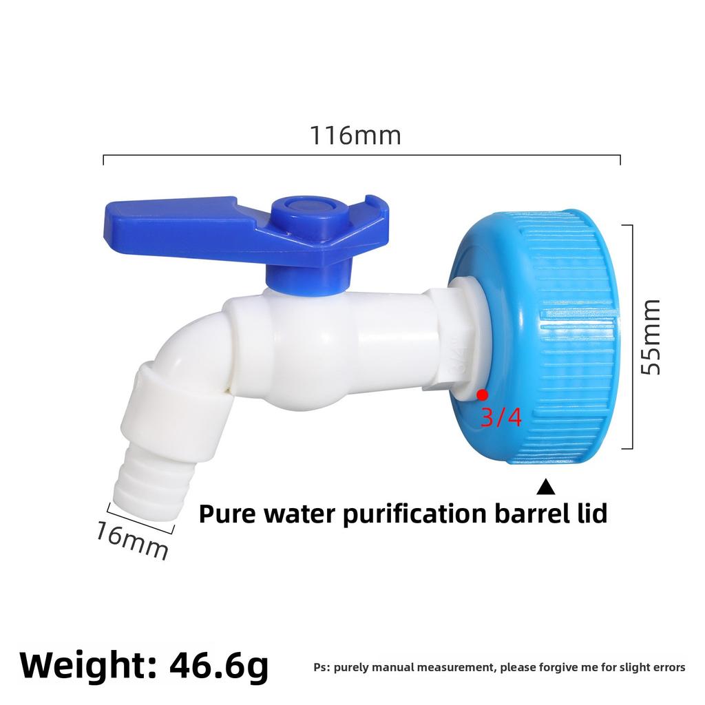 1/2 inch Replacement Barrel Water Butt Tap Rain Barrel Tank Plastic Faucet Garden Water Barrel Tank Spout Valve