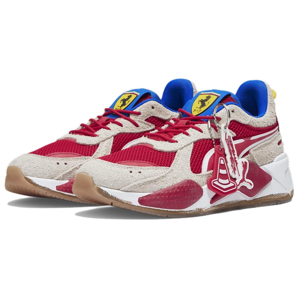 Joshua Vides X Scuderia Ferrari X Puma RS-X 70s Ferrari Racing Men Sneakers Red Rosso-Corsa Frosted-Ivory 307817-01