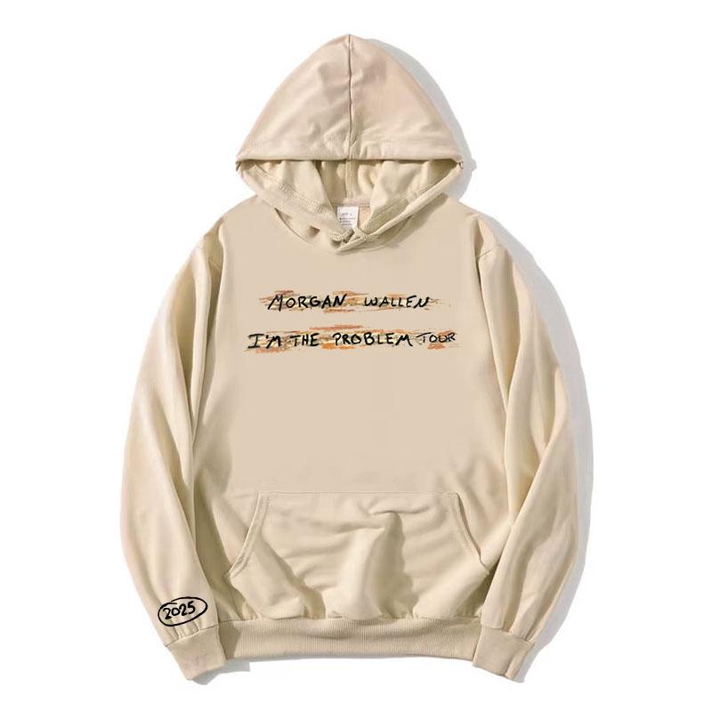 2025 I'm The Problem Tour Hoodie MorganWallen Singer Printing Sweatshirts Long Sleeve Fashion Hooded Pullovers Women Clothing