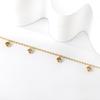 Fashionable Cross Ankle Bracelet Fade Resistant Minimalist Elegant Women Foot Jewelry