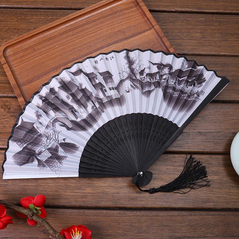 Ancient Style Folding Fan: Hanfu Dance Accessory & Photo Prop