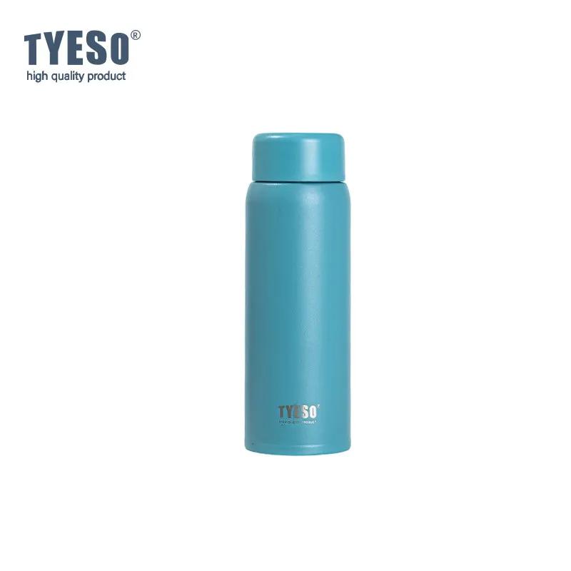 Tyeso 200ml Cute Thermoses Compact Slim Design High Aesthetic Appeal Perfect for Hydration Pocket Insulated Water Bottle Vacuum