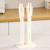 Glove Drying Rack, Drain Rack, Hand Shaped with Hook Storage Rack, with Drain Suction Cup Storage Rack