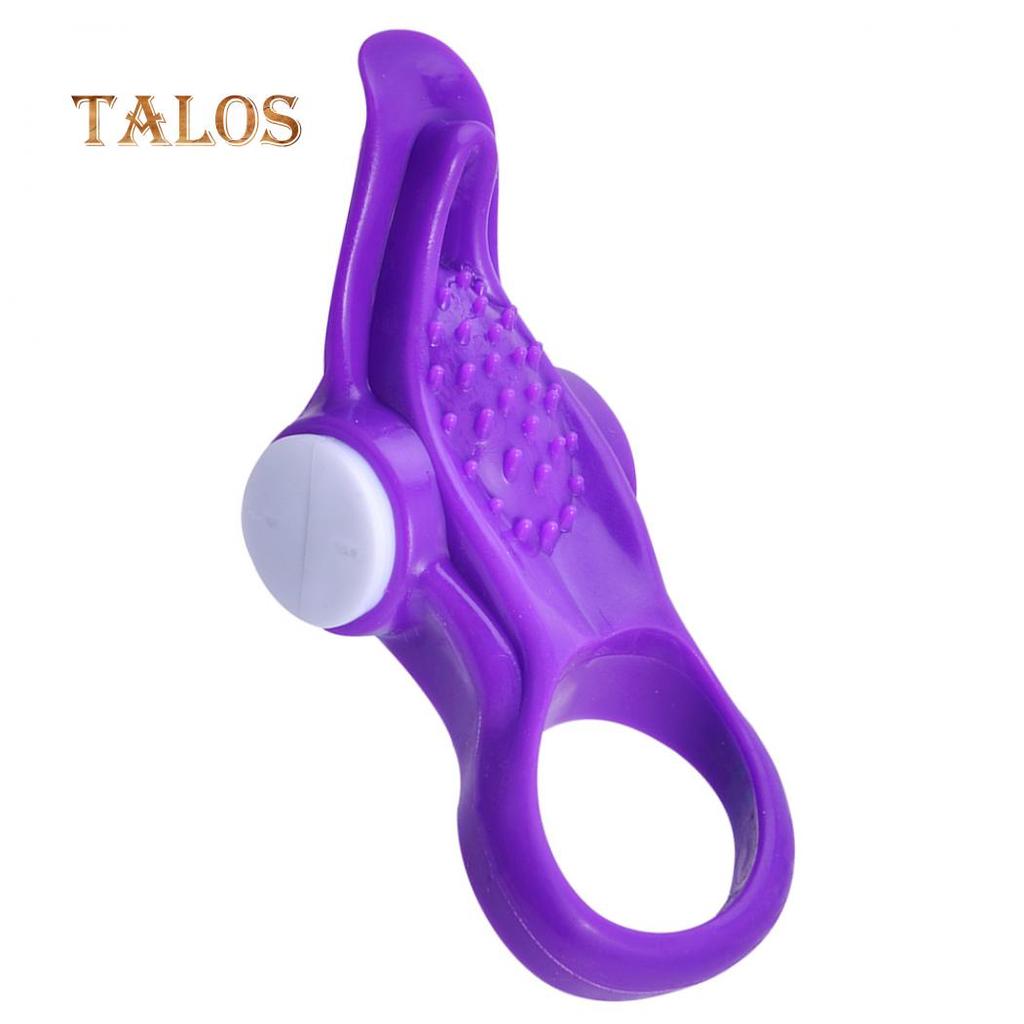 Tongue Silicone Ejaculation Delay Cock Lock Vibration Penis Ring Men Sex Toy Sex Toys For Adult